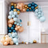 Greens & Gold Chrome Large Balloon Arch