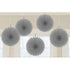 Mini Fan Decorations 6in 5pk