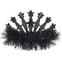 Black Tiara 10cm x 12cm Each