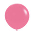 Fashion Rose Pink Latex Balloons 60cm 3pk