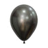 Silk Midnight Grey Latex Balloons 30cm 25pk