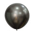 Silk Midnight Grey Latex Balloons 60cm 3pk