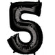 Numeral SuperShape Foil Balloon 86cm Each
