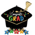 Grad Party Grad Cap SuperShape Foil Balloon 66cm Each