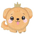 Roly Polies Kawaii Puppy Foil Balloon 53cm x 53cm Each