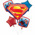 Superman Balloon Bouquet 5pk