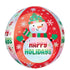 Happy Holidays Shimmer Orbz Balloon 38cm x 40cm Each