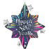 Satin New Years Blast SuperShape Foil Balloon 68cm x 73cm Each
