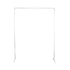 White Metal Rectangle Frame 1.5m x 2m Each