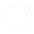 White Metal Hanging Hoop Frame 40cm Each