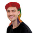 Team Spirit Rainbow Mullet Wig