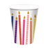 Rainbow Birthday Paper Cups 266ml 8pk
