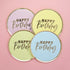 Pastel Party 'Happy Birthday' NPC Paper Plates 22.5cm x 22.5cm 8pk