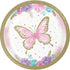 Butterfly Shimmer Luncheon NPC Plates 17cm 8pk