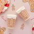 Gingerbread House Paper Cups 266ml 8pk