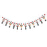 Holly Jolly Christmas Nutcracker Pom Pom Card Garland 2m Each