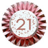Rose Gold 21 Rosette Each