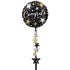 Black, Silver & Gold Congrats AirWalker Balloon with Tail  60cm x 170cm Each