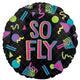 Balloon - Foil 90s Party So Fly Foil Balloon 45cm Each