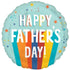 Father's Day Playful Stripes Foil Balloon 45cm Each
