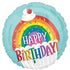 Rainbow Sprinkles Birthday Foil Balloon 45cm Each