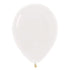Crystal Clear Latex Balloons 30cm 50pk