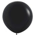 Fashion Black Latex Balloons 60cm 10pk
