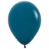 Fashion Deep Teal Latex Balloons 30cm 25pk