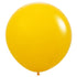 Fashion Honey Yellow Latex Balloons 60cm 3pk