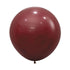 Fashion Merlot Latex Balloons 60cm 3pk