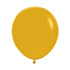 Fashion Mustard Latex Balloons 45cm 6pk
