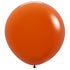 Fashion Sunset Orange Latex Balloons 60cm 10pk