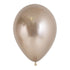 Metallic Reflex Champagne Latex Balloons 30cm 50pk