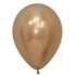 Metallic Reflex Gold Latex Balloons 30cm 100pk