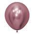 Metallic Reflex Pink Latex Balloons 45cm 6pk