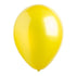 Metallic Yellow Latex Balloons 30cm 200pk