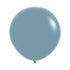 Pastel Dusk Blue Latex Balloons 60cm 10pk