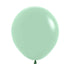 Pastel Dusk Green Tea Latex Balloons 45cm 6pk