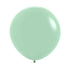 Pastel Dusk Green Tea Latex Balloons 60cm 3pk