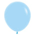Pastel Matte Blue Latex Balloons 45cm 6pk