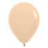 Pastel Matte Malibu Peach Latex Balloons 30cm 100pk