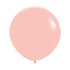 Pastel Matte Melon Latex Balloons 60cm 3pk