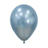 Silk Arctic Blue Latex Balloons 30cm 50pk
