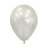 Silk Oyster White Latex Balloons 30cm 25pk