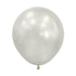 Silk Oyster White Latex Balloons 45cm 6pk