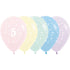 Age 5 Pastel Matte Assorted Latex Balloons 30cm 25pk