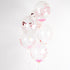 Team Bride Latex Balloons with Confetti 30cm 6pk