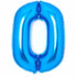 Blue Large Number 0 Foil Balloon 64cm w x 90cm h Each