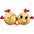 Emoticons in Love Supershape Foil Balloon 91cm x 53cm Each