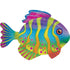 Holographic Colourful Fish Supershape Foil Balloon 83cm x 58cm Each